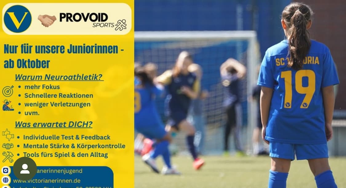 Kooperation PROVOID-Sports mit SC Victoria Hamburg